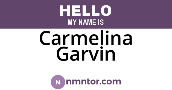 Carmelina Garvin