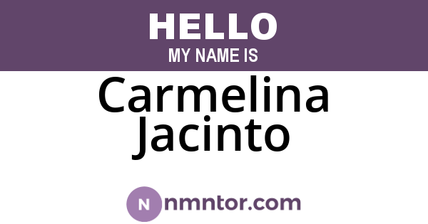 Carmelina Jacinto