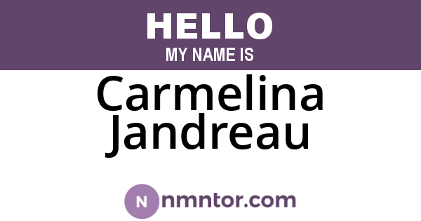 Carmelina Jandreau