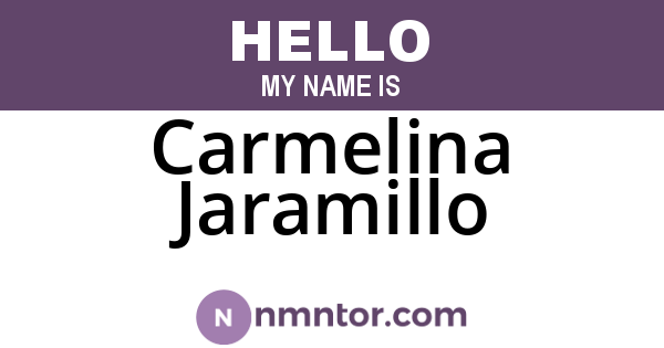 Carmelina Jaramillo