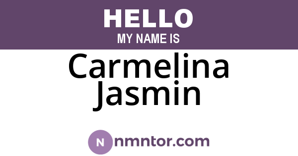 Carmelina Jasmin