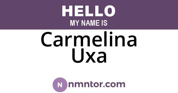 Carmelina Uxa