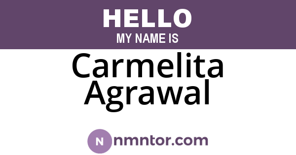 Carmelita Agrawal