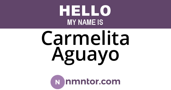 Carmelita Aguayo