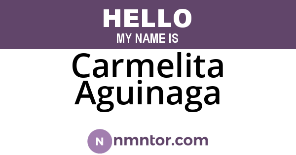 Carmelita Aguinaga