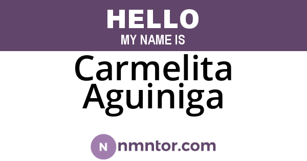 Carmelita Aguiniga