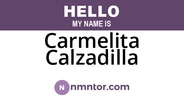 Carmelita Calzadilla