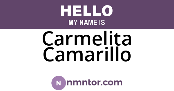 Carmelita Camarillo