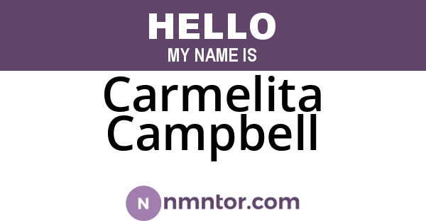 Carmelita Campbell