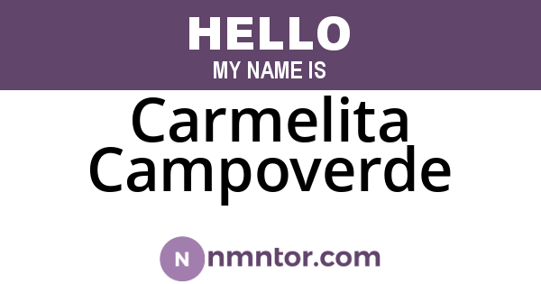 Carmelita Campoverde