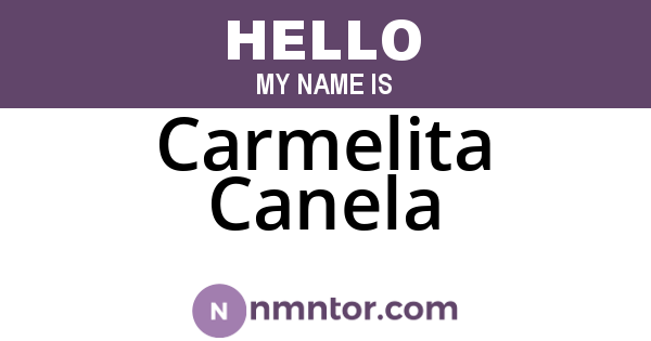 Carmelita Canela