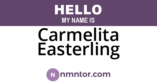 Carmelita Easterling