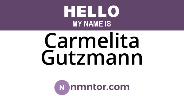 Carmelita Gutzmann