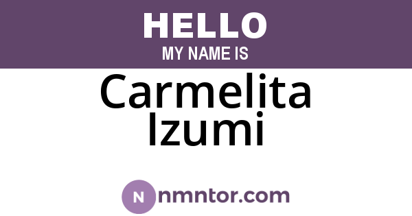 Carmelita Izumi