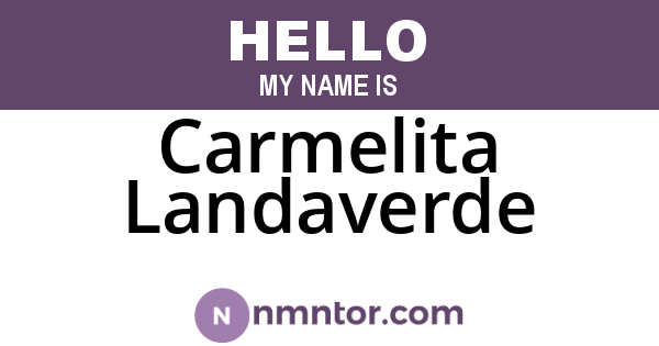 Carmelita Landaverde