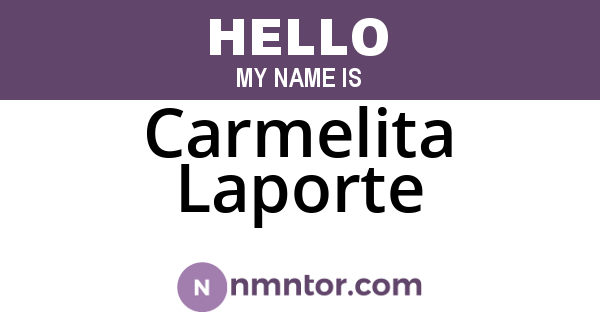 Carmelita Laporte