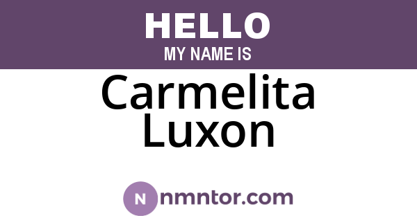 Carmelita Luxon