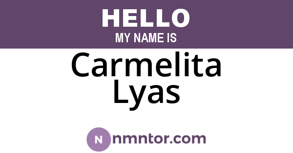 Carmelita Lyas