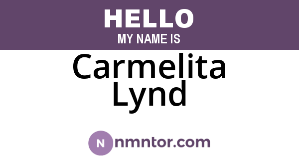 Carmelita Lynd