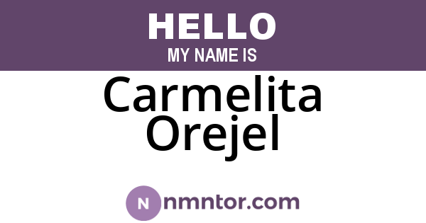 Carmelita Orejel