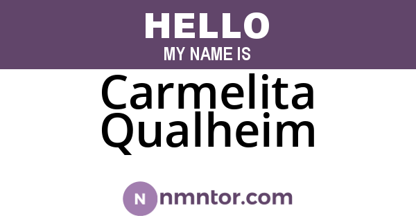 Carmelita Qualheim
