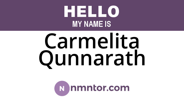 Carmelita Qunnarath