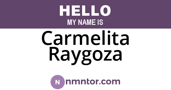 Carmelita Raygoza