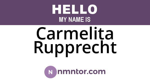 Carmelita Rupprecht