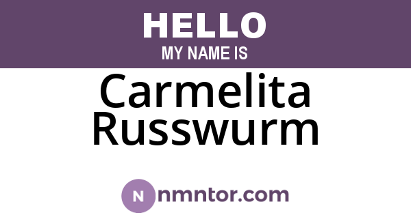 Carmelita Russwurm