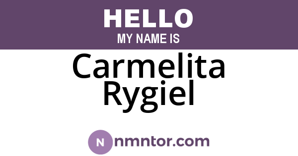 Carmelita Rygiel