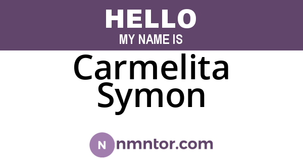 Carmelita Symon