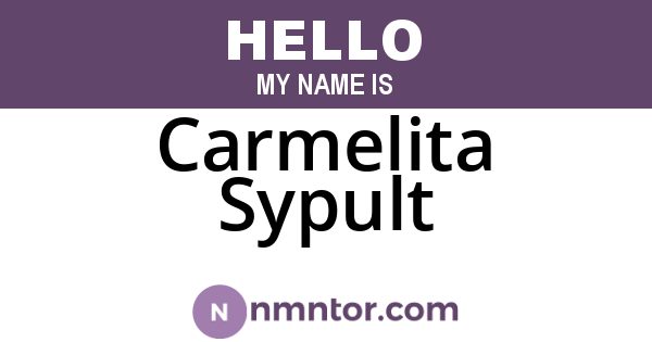 Carmelita Sypult