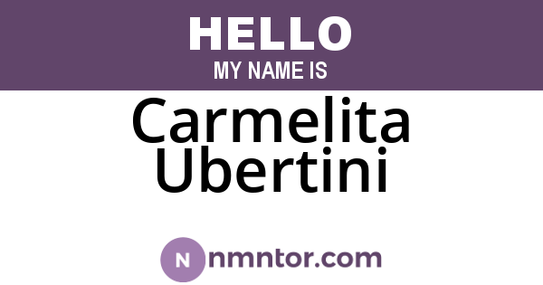 Carmelita Ubertini