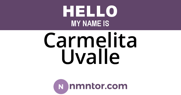 Carmelita Uvalle