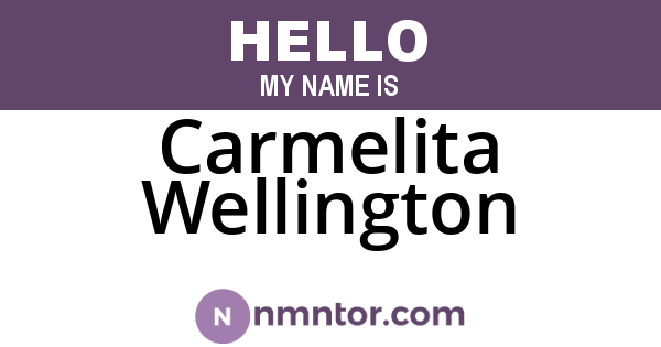 Carmelita Wellington