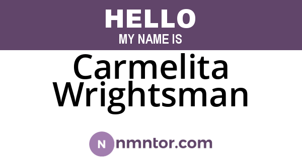 Carmelita Wrightsman