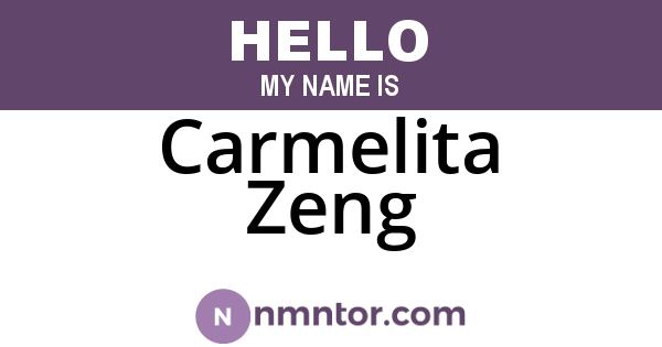 Carmelita Zeng