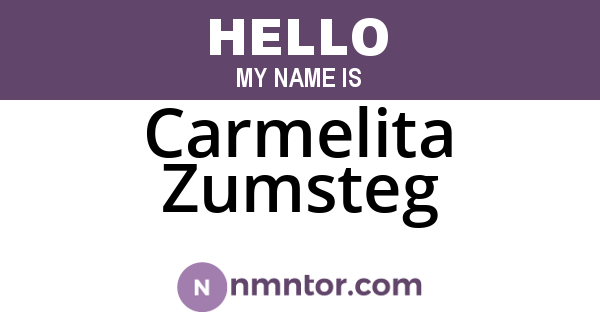 Carmelita Zumsteg