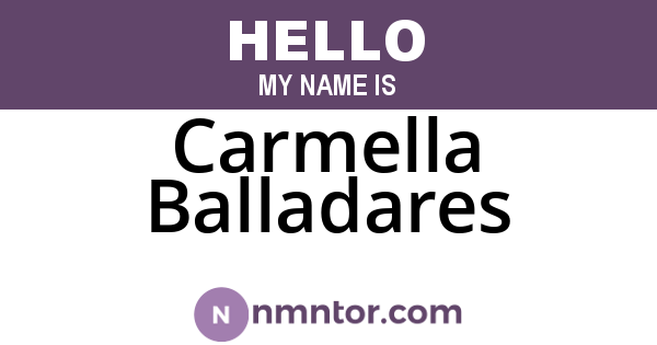 Carmella Balladares