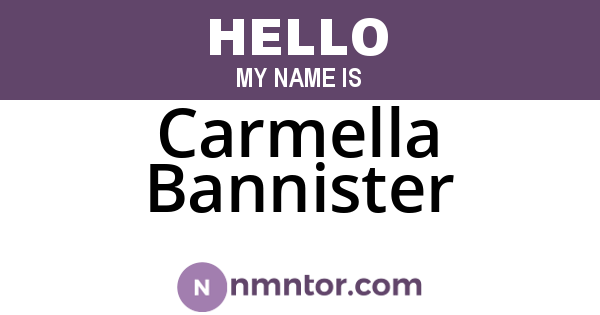 Carmella Bannister