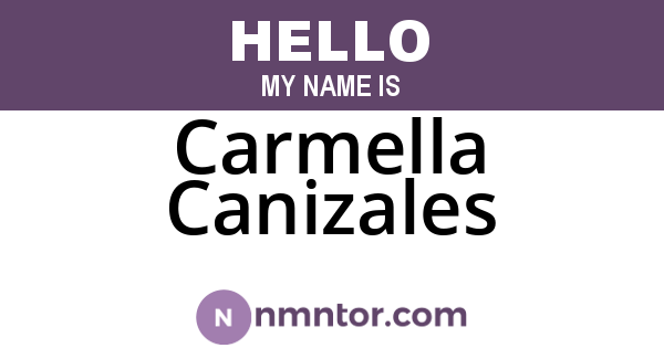 Carmella Canizales