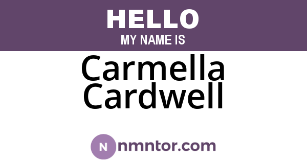 Carmella Cardwell