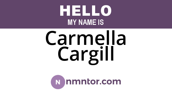 Carmella Cargill