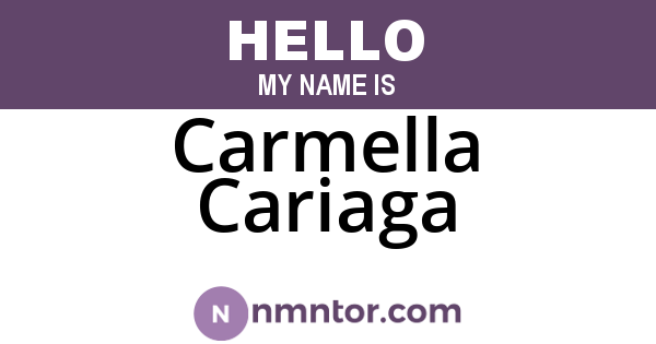 Carmella Cariaga