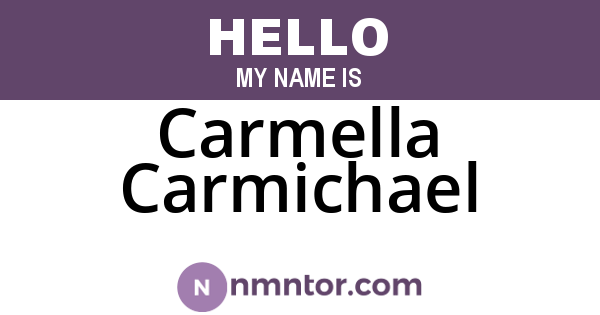 Carmella Carmichael