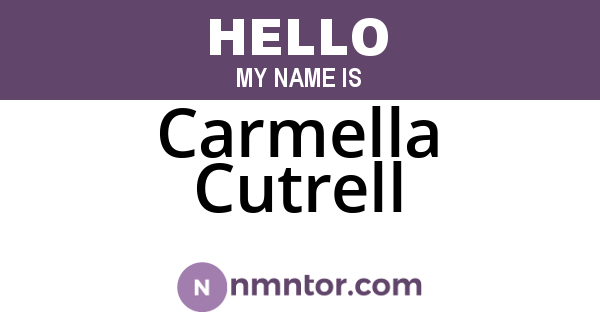 Carmella Cutrell