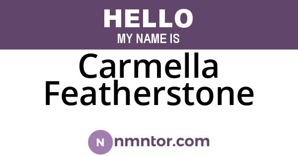 Carmella Featherstone