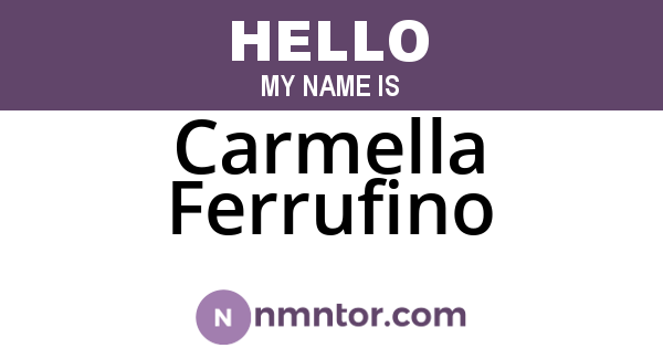Carmella Ferrufino