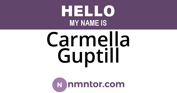 Carmella Guptill
