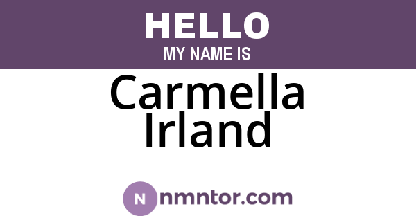 Carmella Irland